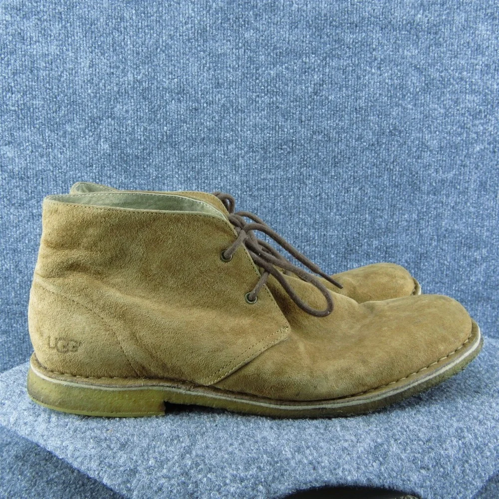 UGG Men‎ Size 13 M Brown Suede Desert Boots Lace Up Casual Comfort Chukka